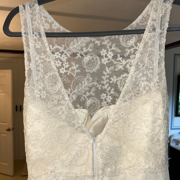 Jenny Yoo CLAUDINE Sleeveless Embroidered Tulle Wedding Dress Ivory 4 - Picture 10 of 13